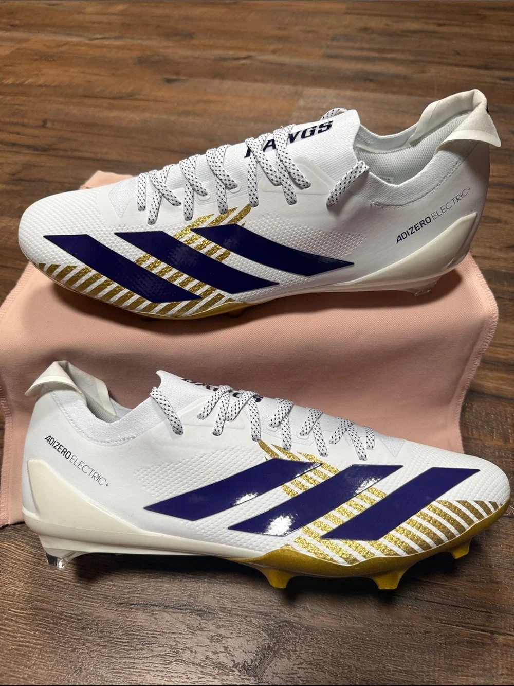 Adidas SM Adizero Electric Washington Huskies Team Issue Football Cleats